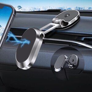 360° Rotation Magnetic Phone Holder Foldable Car Mount Stand Dashboard‎ U…